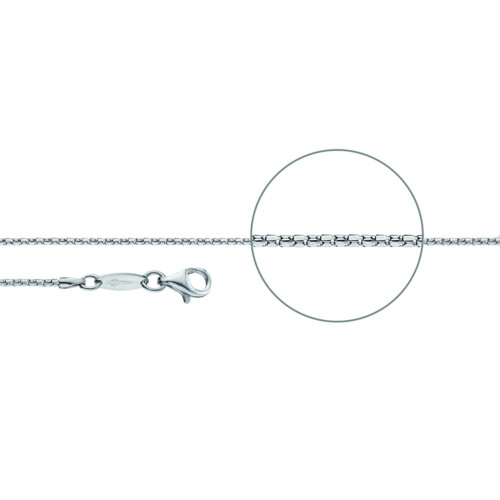 Der Kettenmacher Halskette - Koreanerkette Diamantiert Silber - C1S