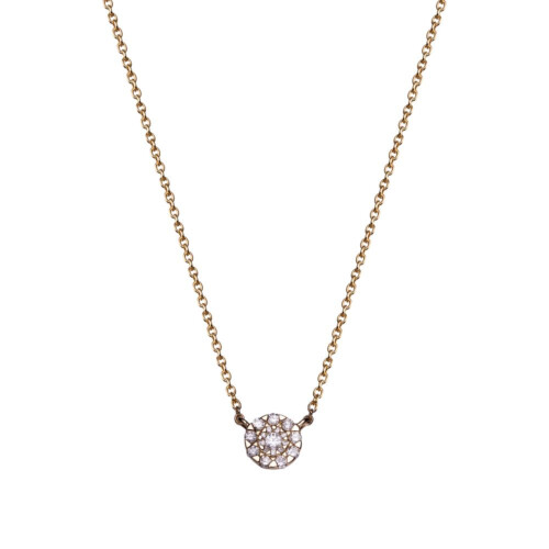 Stardiamant Collier - Brillant Gelbgold 585 - D3222G