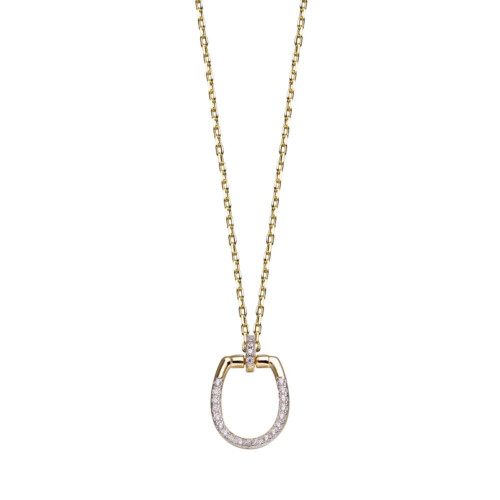 Stardiamant Collier - Brillant Gelbgold 585 - D3230G
