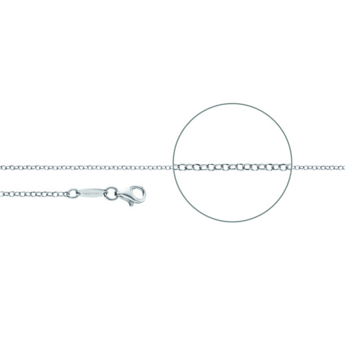 Der Kettenmacher Halskette - Erbskette Diamantiert Silber - E1S