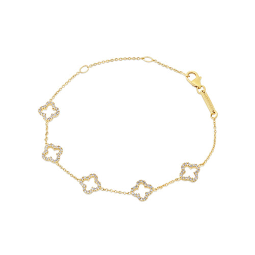 Maja Emulto Armband - Sparkle Clover - EL00425.BR.YG.CZ