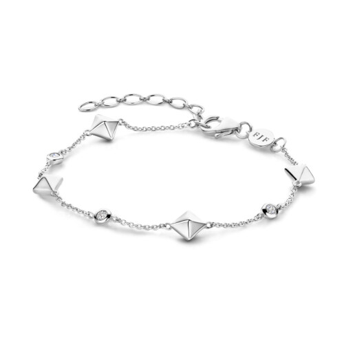 FJF JEWELLERY Armband - Bella Pyramids - FJF0050034SWH