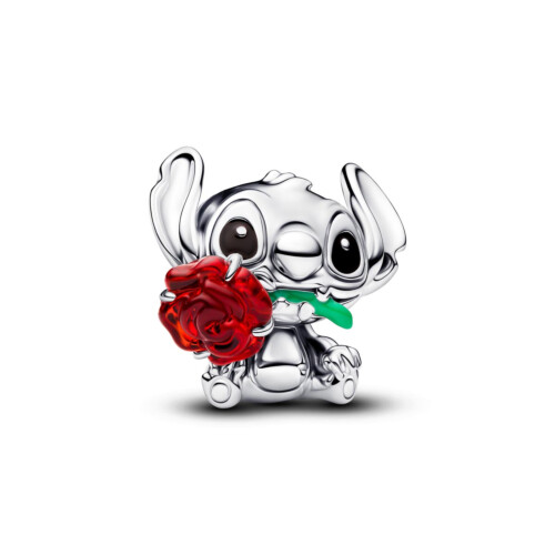 Pandora Charm - Disney Stitch Rose Murano-Glas - 794378C01