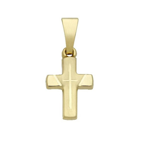 Schneider Basic Anhänger - Kreuz – Gold - K34