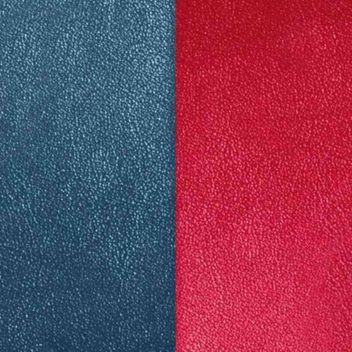 Les Georgettes Ledereinsatz Ohrringe - Petrol Rot - LEDM7-16O