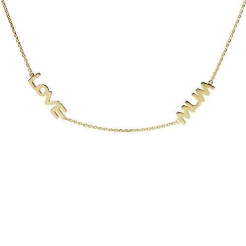 Maja Emulto Halskette - Love Mum  - EL00126.NE.YG