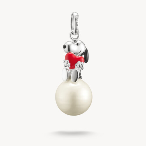 Thomas Sabo Anhänger - Snoopy mit Herz auf Schneeball PEANUTS - PE991-664-14