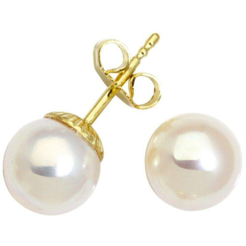 Schneider Basic Ohrstecker - Süßwasser Zuchtperle 8mm - SWP8 