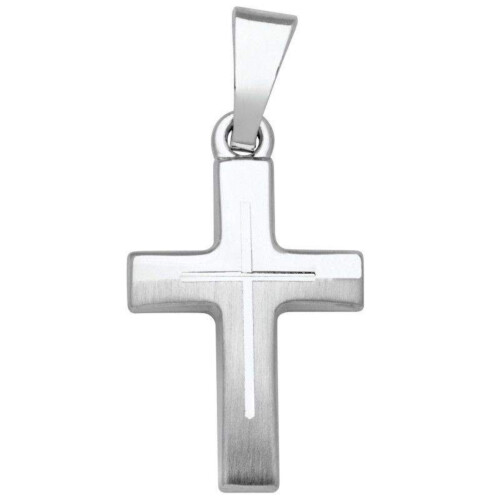 Schneider Basic Anhänger - Silber - Kreuz  - SKE17
