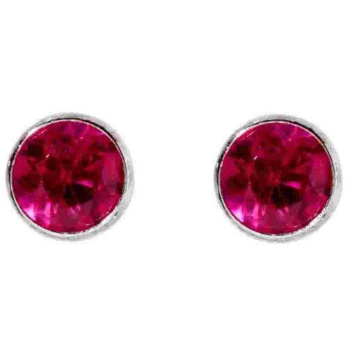 Schneider Basic Ohrstecker - Silber – Monatsstein Juli - SMO20