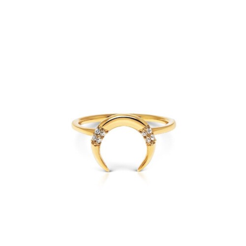 Nialaya Ring - Skyfall Tiger Tooth - WRING_025