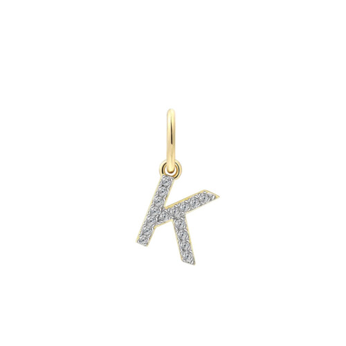 XENOX Charm - K Letter - XS10450G/K