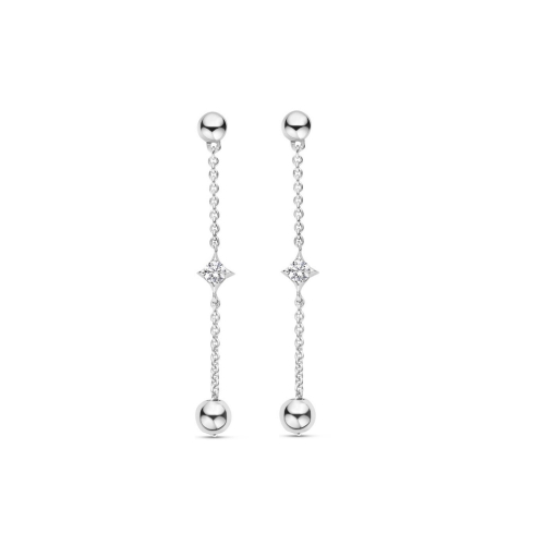 FJF JEWELLERY Ohrringe - Pendel Bella Stars and Balls - FJF0030033SWH