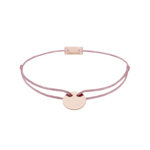 Momentoss Filo Armband - Textil - Rotbraun - Roségold - 21200071