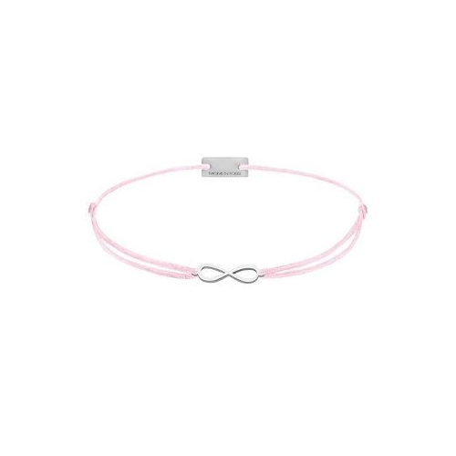 Momentoss Filo Armband - Textil - Rosa - Silber - Infinity - 21201723