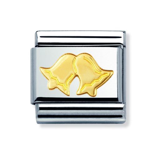 Nomination Classic - MUSIC Edelstahl und 18K-Gold (Glocke)