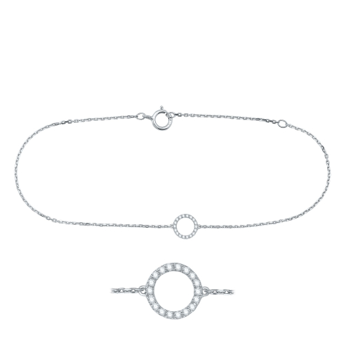 Best of Diamonds Armband - BRILLANT WEISSGOLD 585 - B064/WG