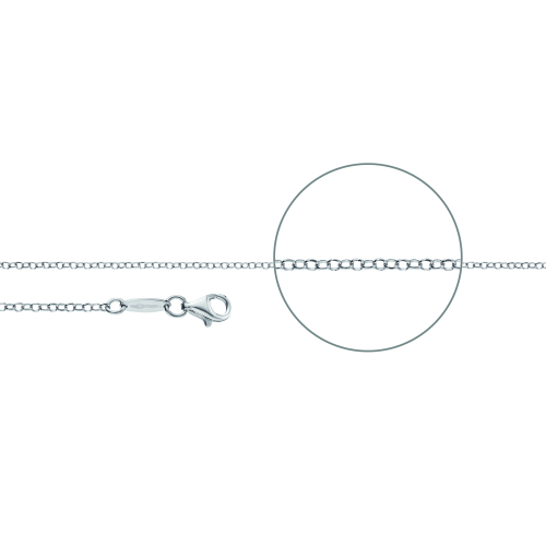 Der Kettenmacher Halskette - Erbskette Diamantiert Silber - E1S