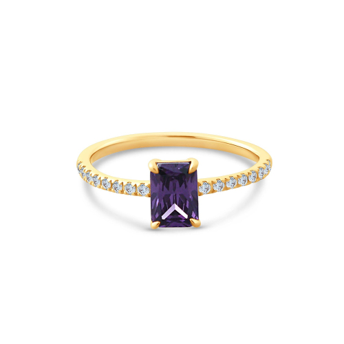 Maja Emulto Ring - Violeta - EL00235.RG.YGAM