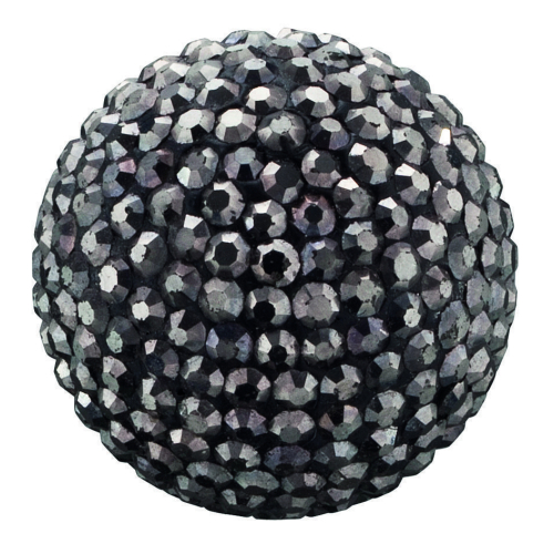 Engelsrufer Anhänger - Klangkugel - Crystal - Grau - ERS-17-ZI