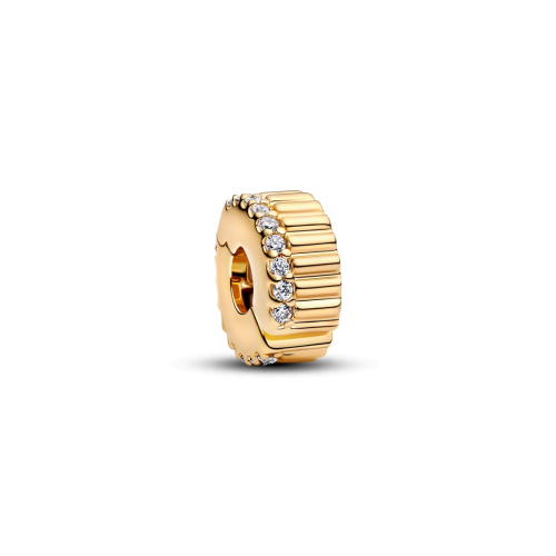 Pandora Charm - Geripptes Clip - 764078C01