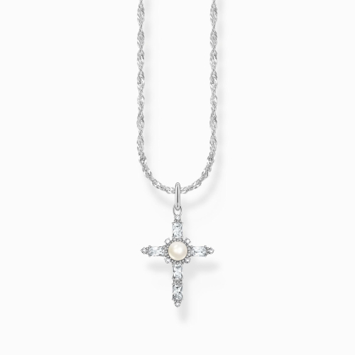 Thomas Sabo Halskette - Cross Romance - KE2296-167-14-L45V