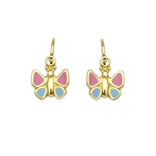 Schneider Basic Ohrstecker - Gold - Schmetterling - KI64