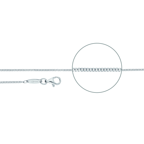 Der Kettenmacher Halskette - Panzerkette Diamantiert Silber - P1-36-38S 