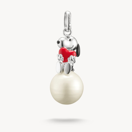 Thomas Sabo Anhänger - Snoopy mit Herz auf Schneeball PEANUTS - PE991-664-14