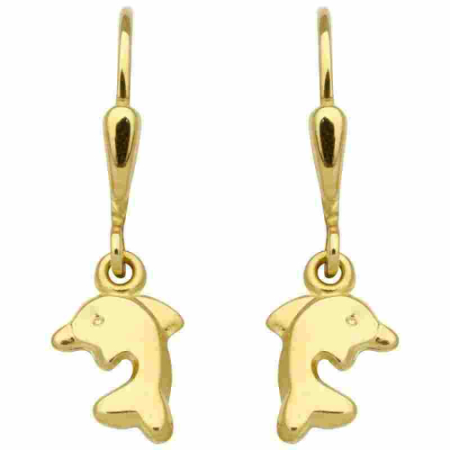 Schneider Basic Ohrringe - Gold - Delphin - KI11