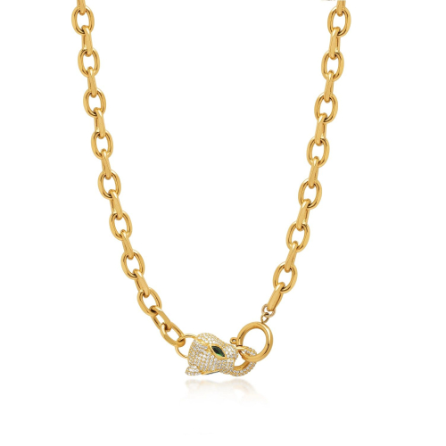 Nialaya Halskette - Panther - WNECK_143