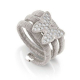 Flair Schmetterling - Silber, Dreifach -  144851/010
