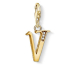 Buchstabe V Gold - 1628-414-39