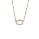 Silbercollier rose - M262082