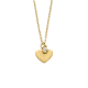 Silbercollier Herz gold - M262086