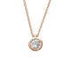 Silbercollier 8.5mm rose - M262125