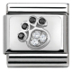 Composable Classic - Silber, Zirkonia - Pfotenabdruck - 330304/14