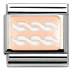 Composable Classic - 9k Rosegold, Emaille - Doppelter Zopf Weiss - 430201/05