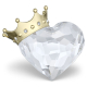 SYMBOLICA HEART WITH CROWN - 5692958