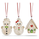 Holiday Cheers Lebkuchen Ornament Set - 5701511