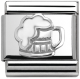 Around The World - Edelstahl Emaille Silber - Bier - 330202/34