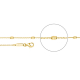 Ankerkette Ovaline Diamantiert Gold - A4G