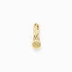 Einzel Creole mit Öse für Charms - CR720-414-39
