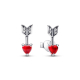 Pfeil & Murano-Glas-Herz - 293668C01
