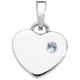 Silber - Herz Blau - SK31