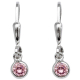 Silber - Zirkonia Rosa  - SK01