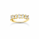 Weiße Steine Gold - TR2346-414-14
