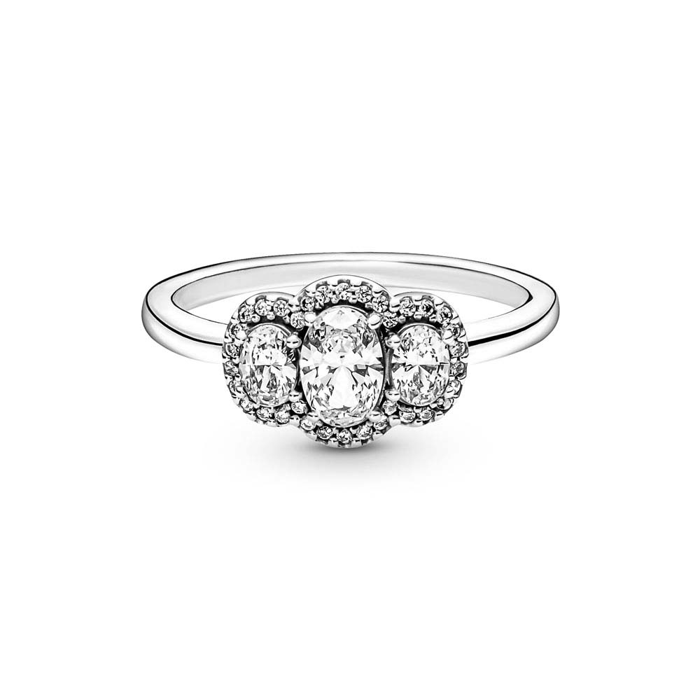 Pandora 3 stone ring discount